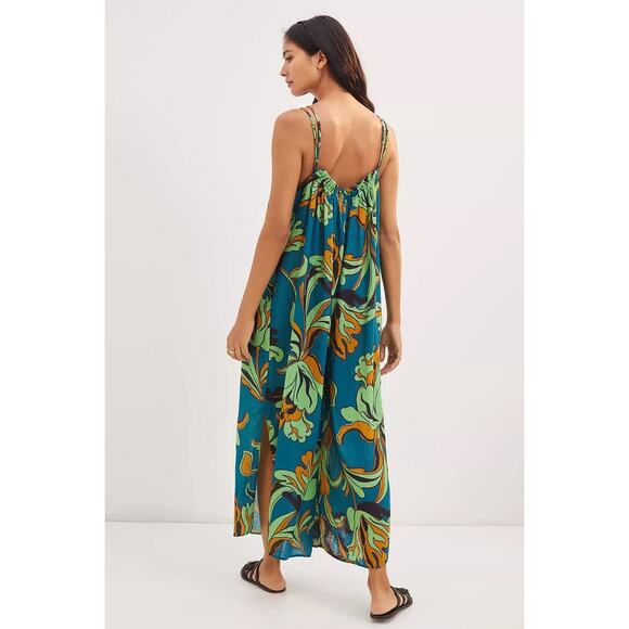 Anthropologie Summer Breeze Wide-Leg Jumpsuit size small - Picture 3 of 8